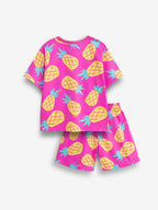 Pink Pineapple Pop Oversized Cord Set