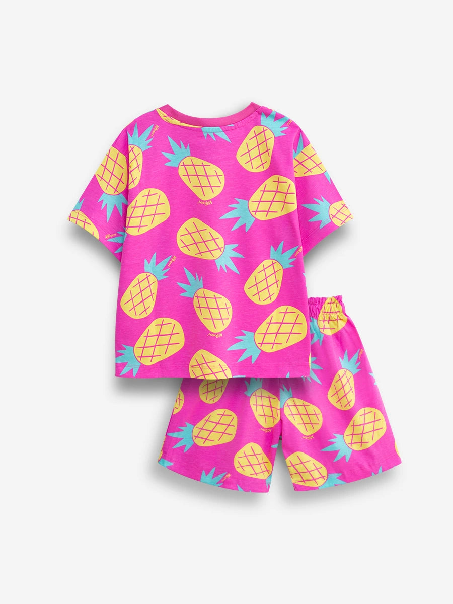 Pink Pineapple Pop Oversized Cord Set