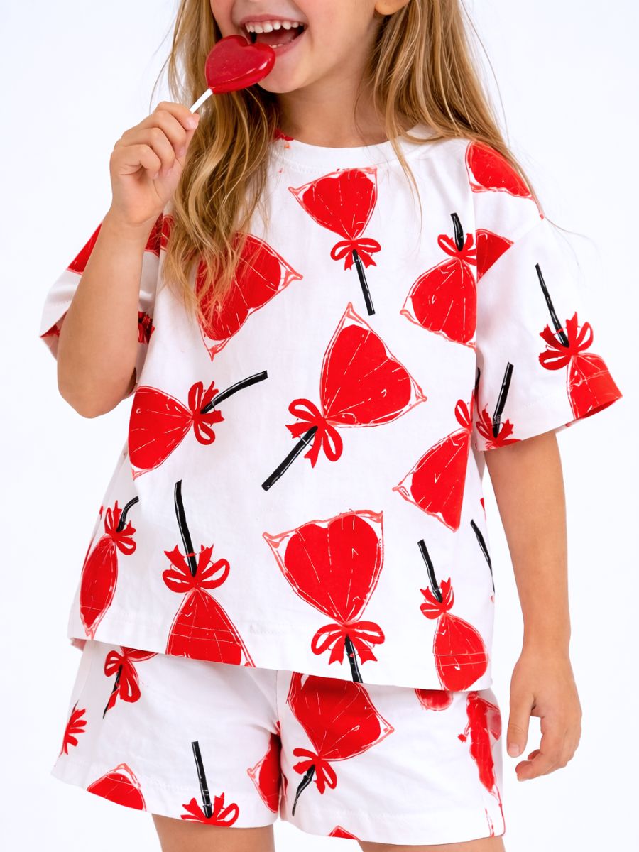 Love Pop Oversized Cord set