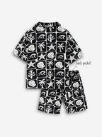 Coast at Midnight Shirt and Short Set