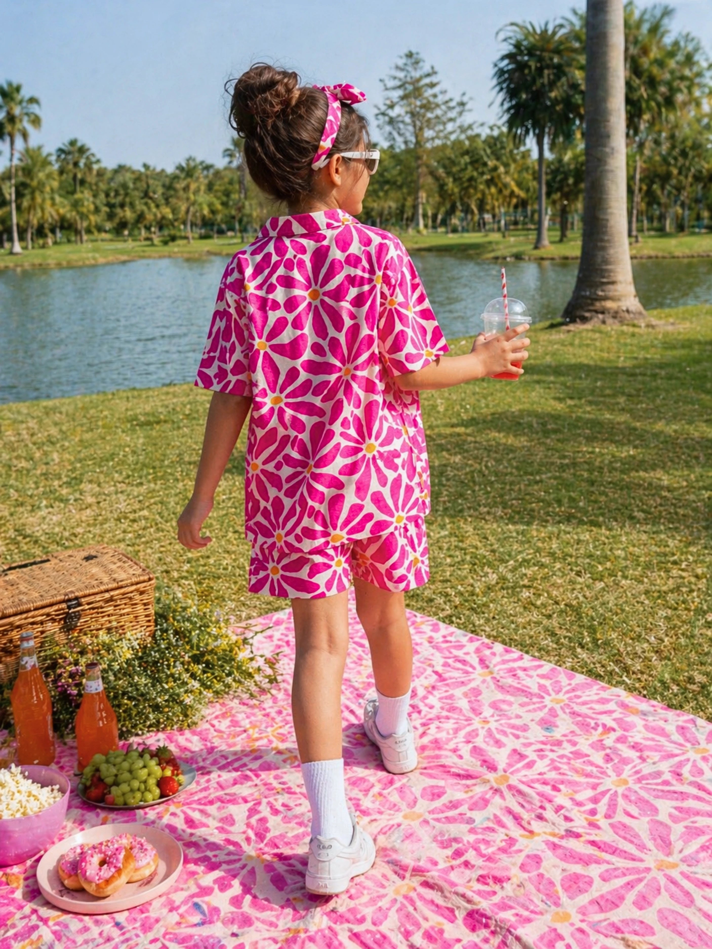 Petal Play Luxe Set (Shirt and Shorts)