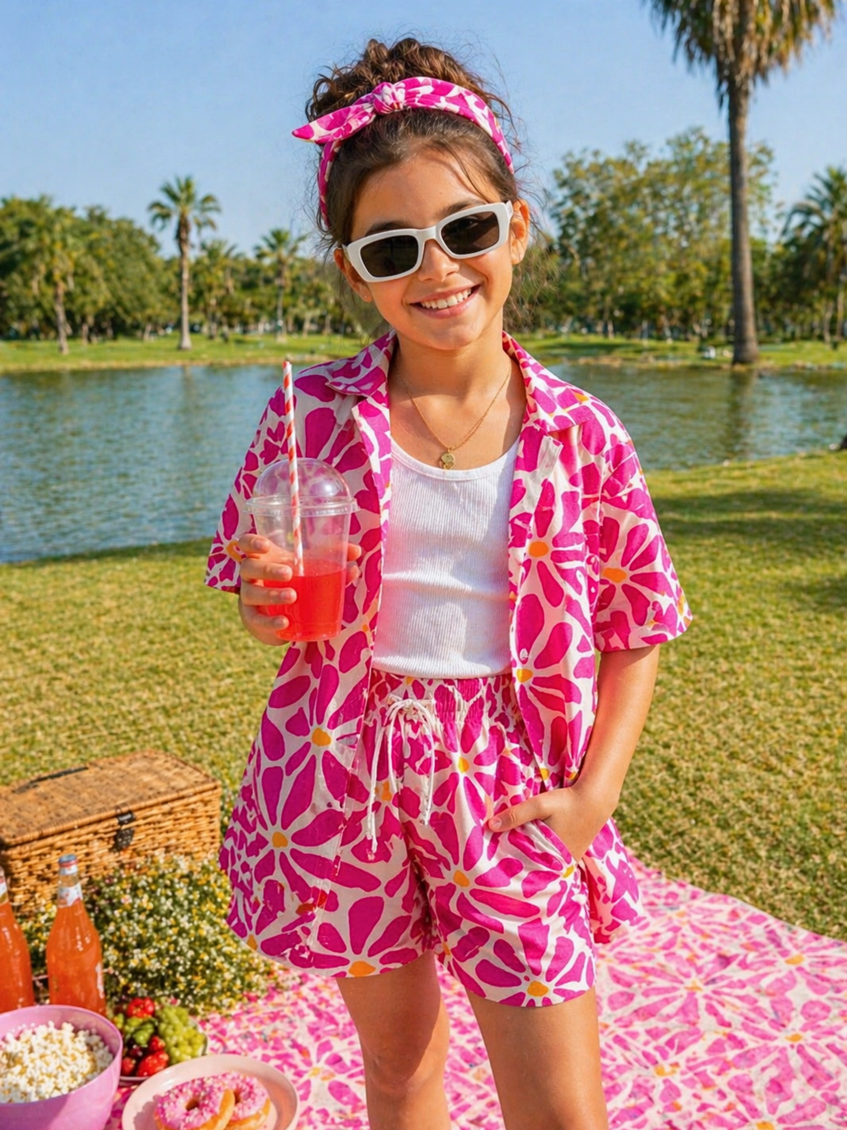 Petal Play Luxe Set (Shirt and Shorts)