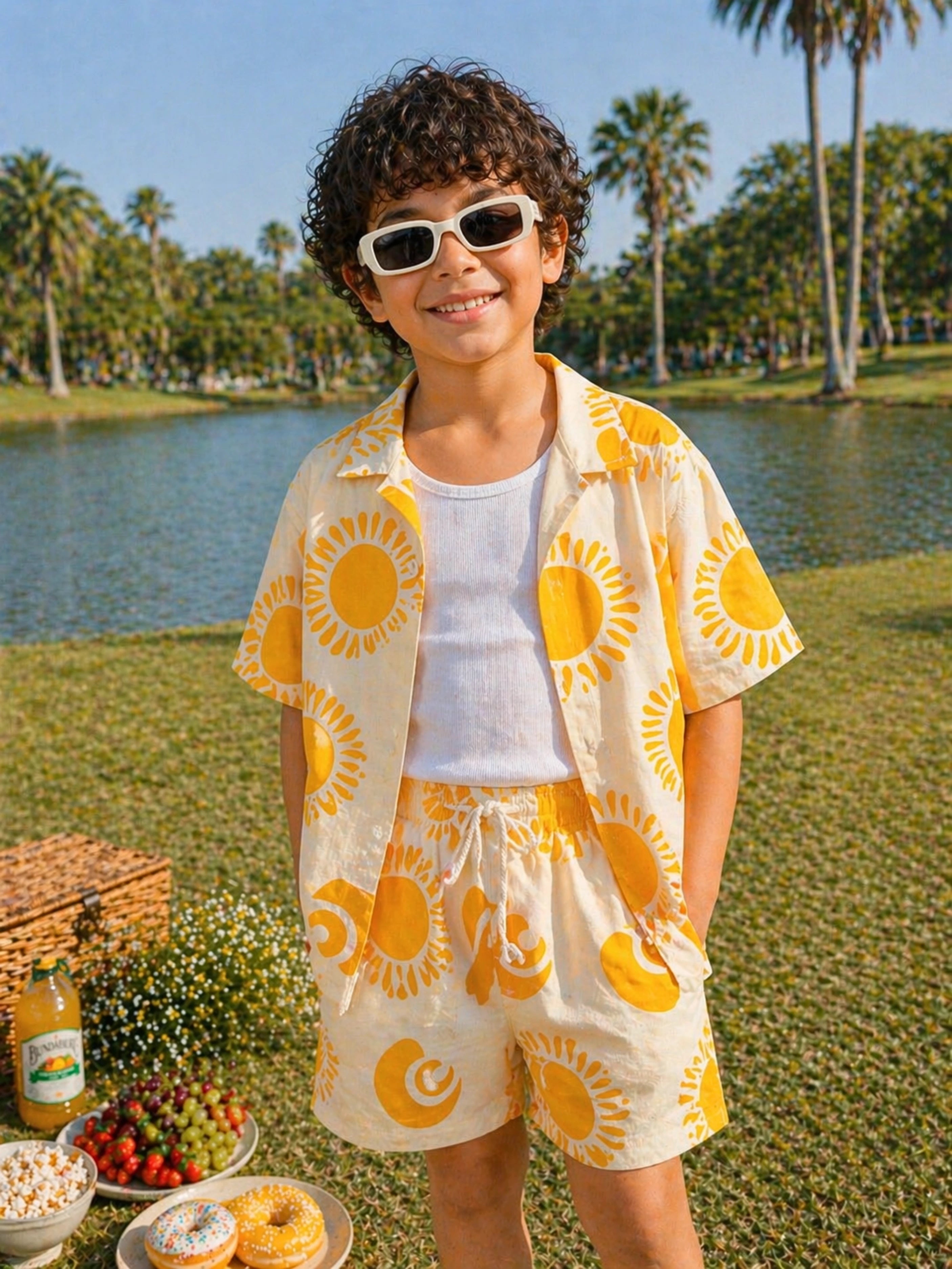 Sunstone Luxe Set (Shirt and Shorts)