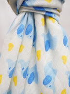 Elephant Dreams: Premium Bamboo Muslin Swaddle