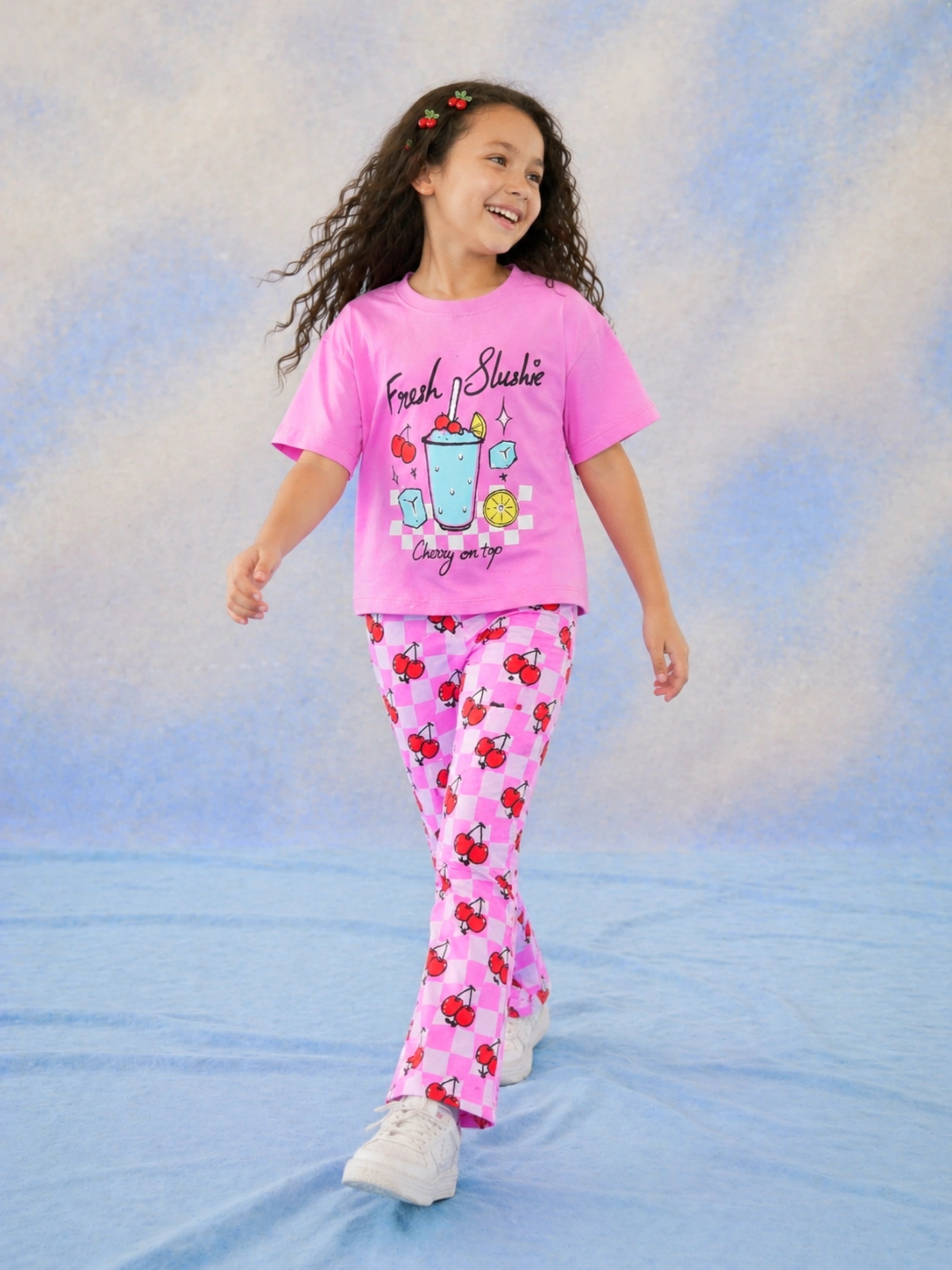 Fresh Slushie Bootcutpant Set (Pink)
