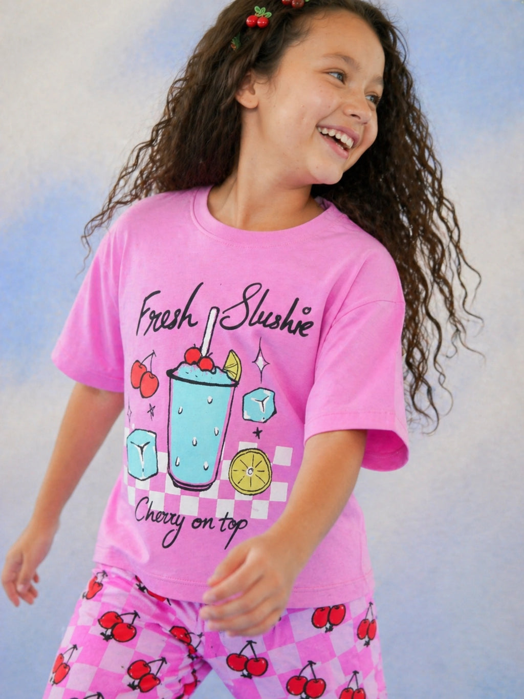 Fresh Slushie Bootcutpant Set (Pink)