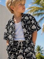 Coast at Midnight Shirt and Short Set