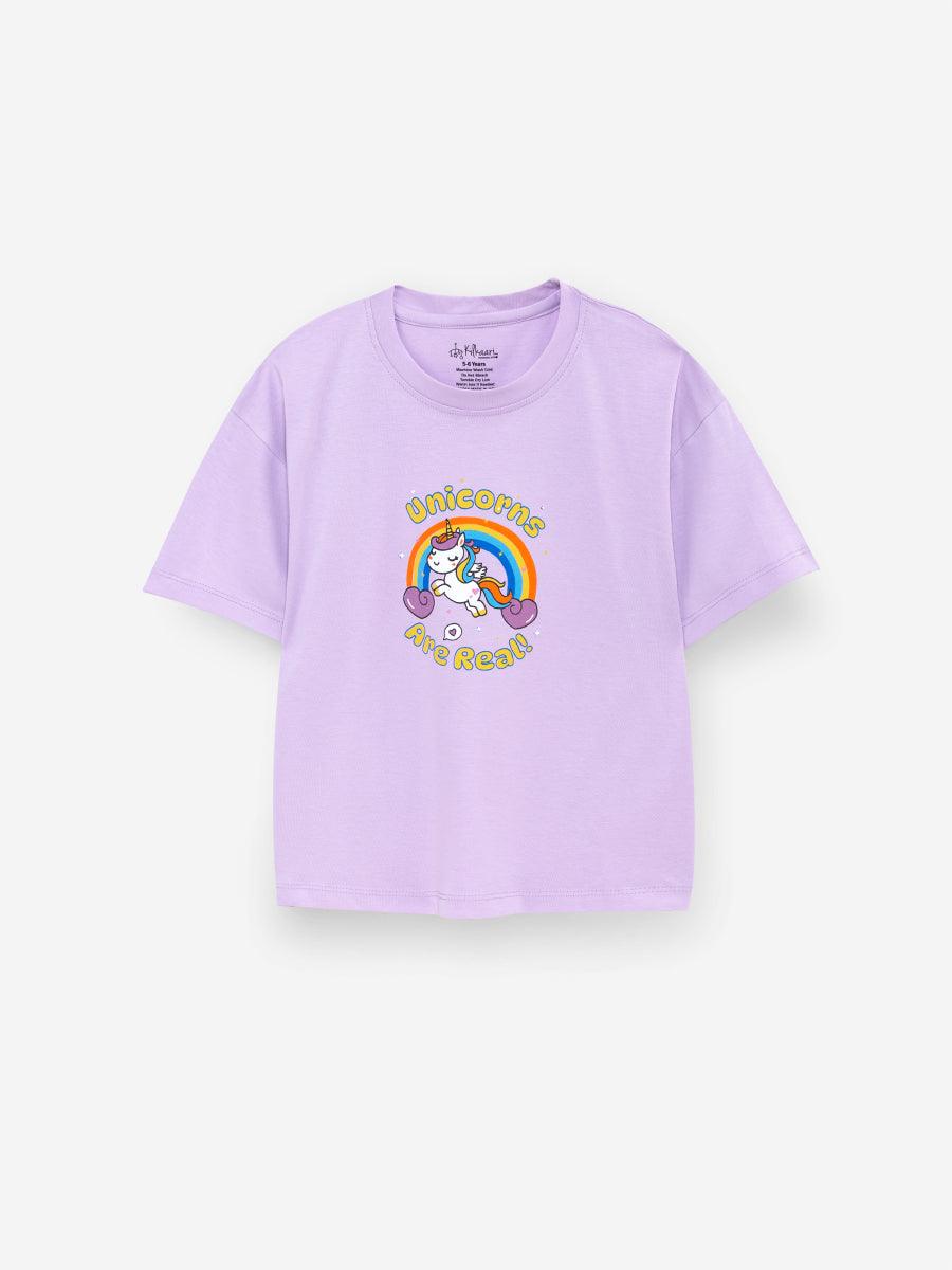 Premium: Unicorn Pop Bootcut Set (Purple)