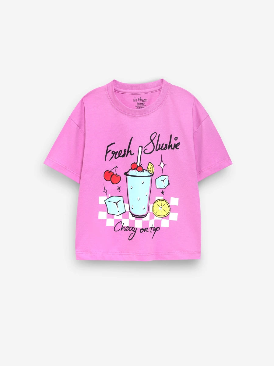 Fresh Slushie Bootcutpant Set (Pink)