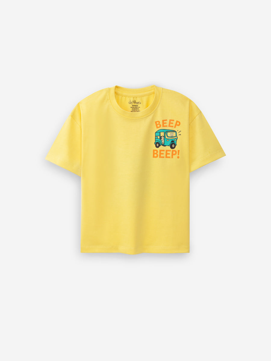 Beep Beep Rickshaw premium Tshirt