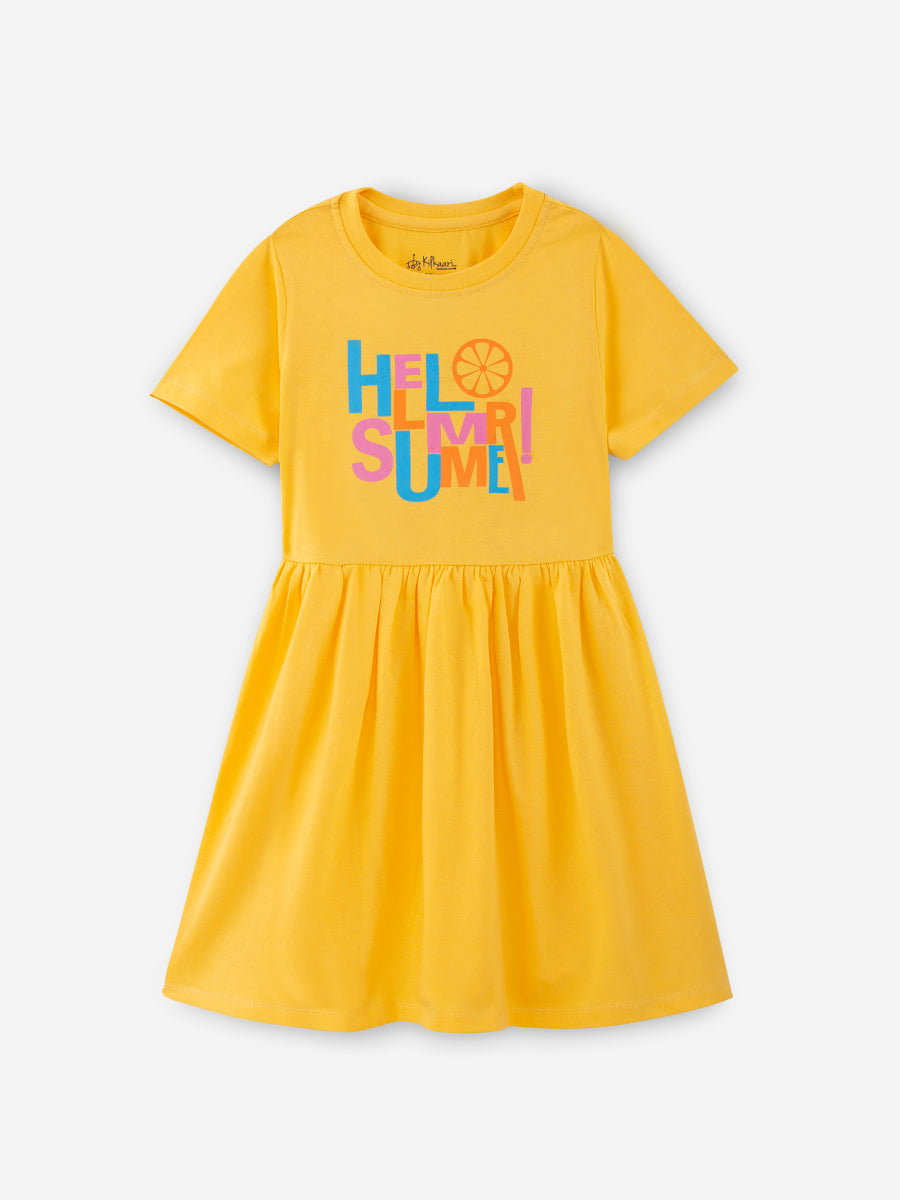 “Hello Summer” Pure Cotton Dress