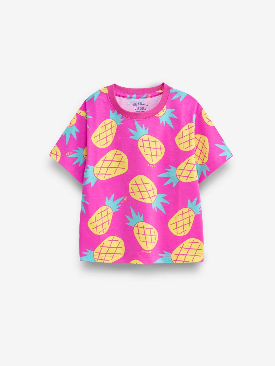 Pink Pineapple Pop Oversized Cord Set