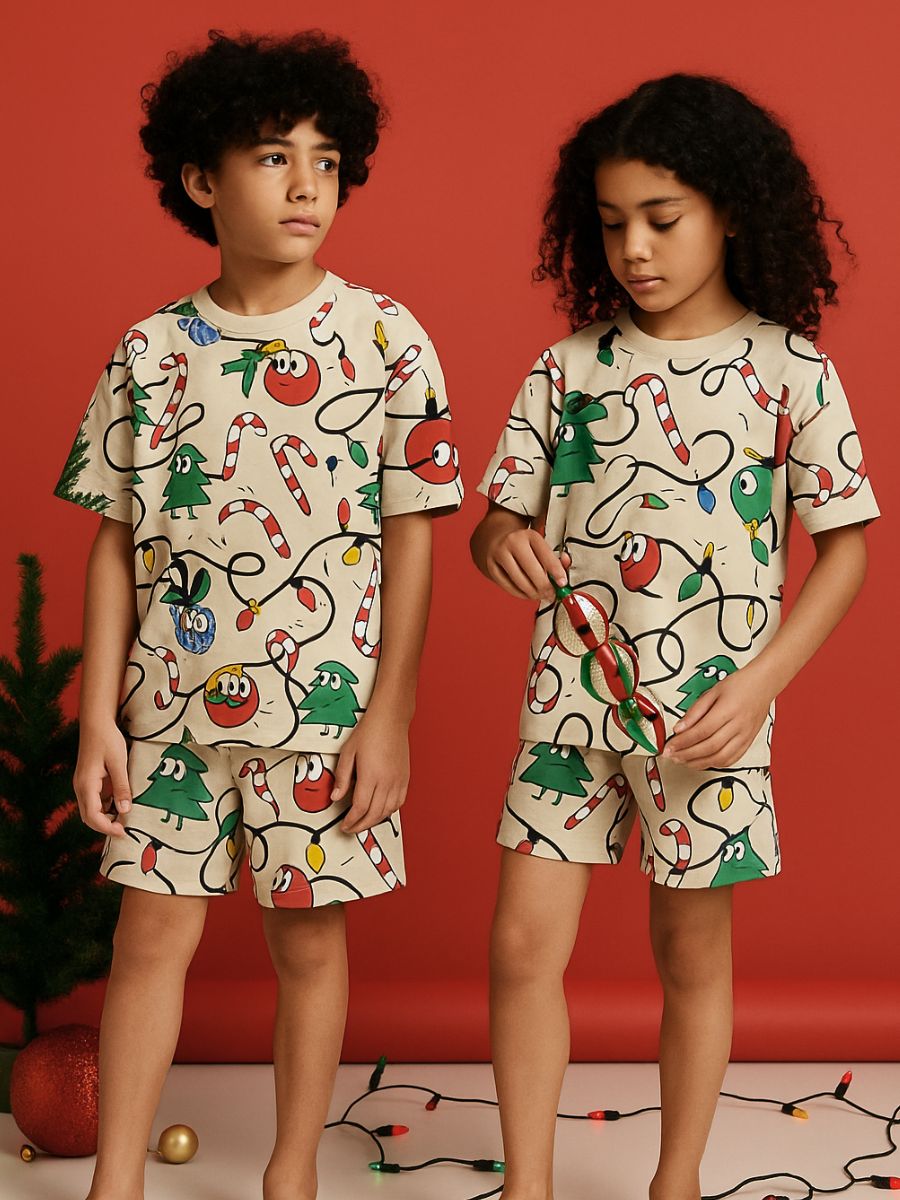 Starry Christmas Oversized Cord Set