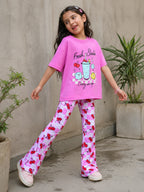 Fresh Slushie Bootcutpant Set (Pink)