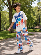 Marine Splash Full Pant Sibling Set