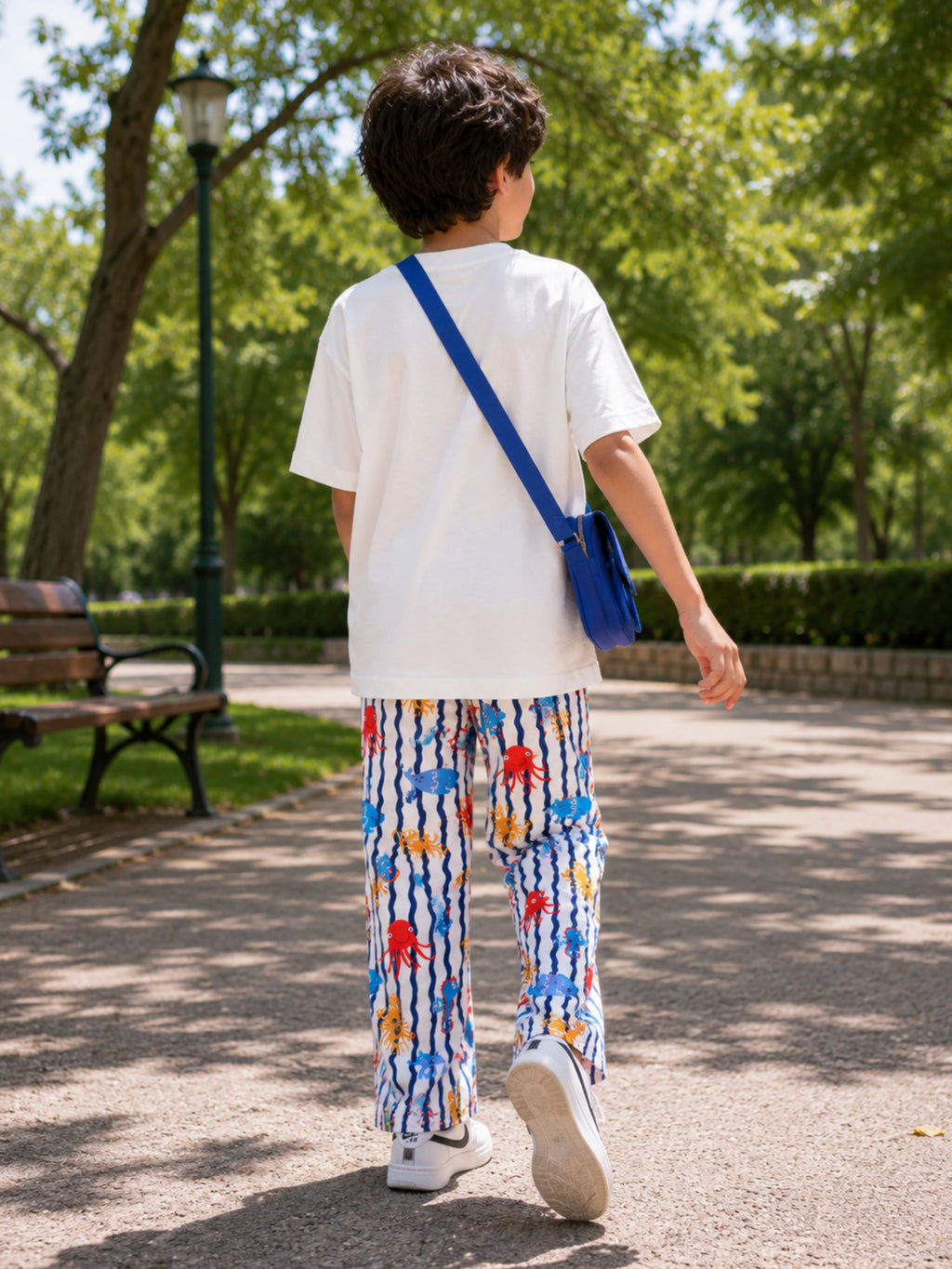 Marine Splash Full Pant Sibling Set