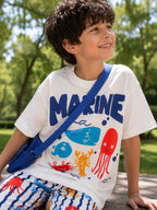 Marine Splash Full Pant Sibling Set