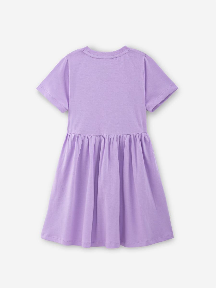Little Mermaid Purple Frock