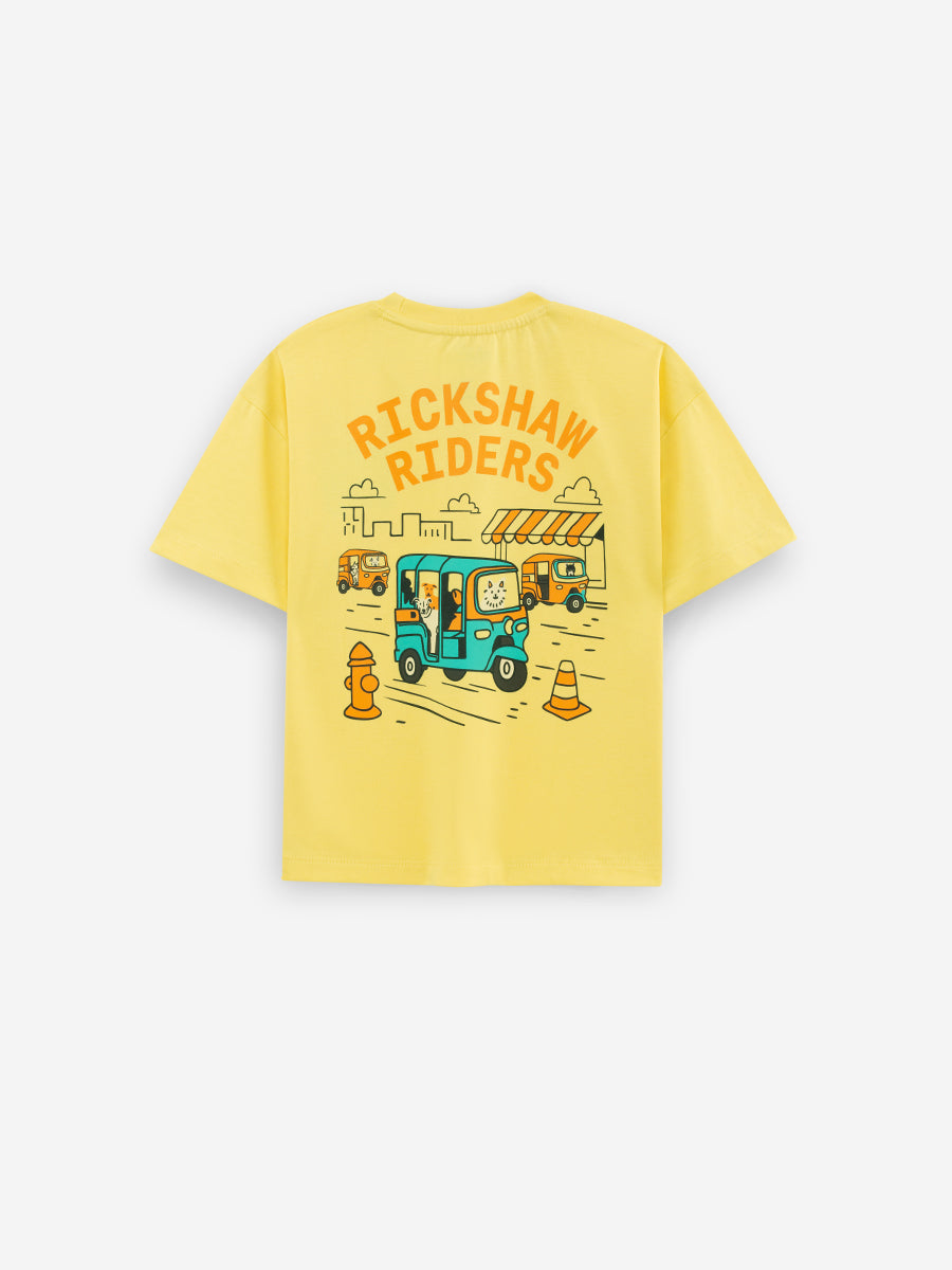 Beep Beep Rickshaw premium Tshirt