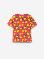 Citrus Lemon Oversized Cord set (Red)