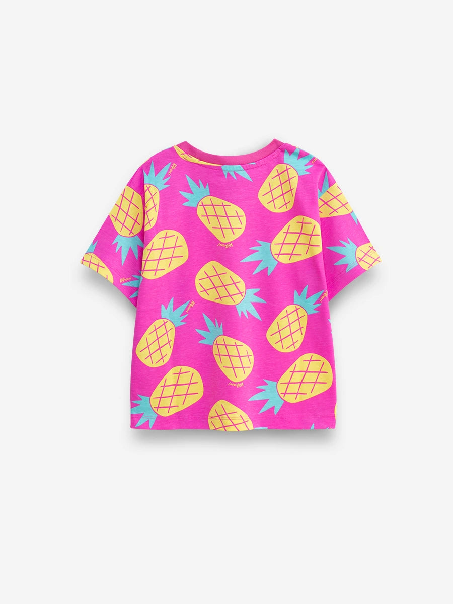 Pink Pineapple Pop Oversized Cord Set