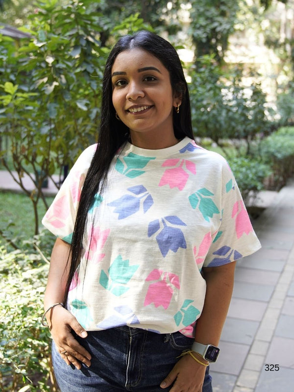 Fluoro Blossom T-shirt for Mumma