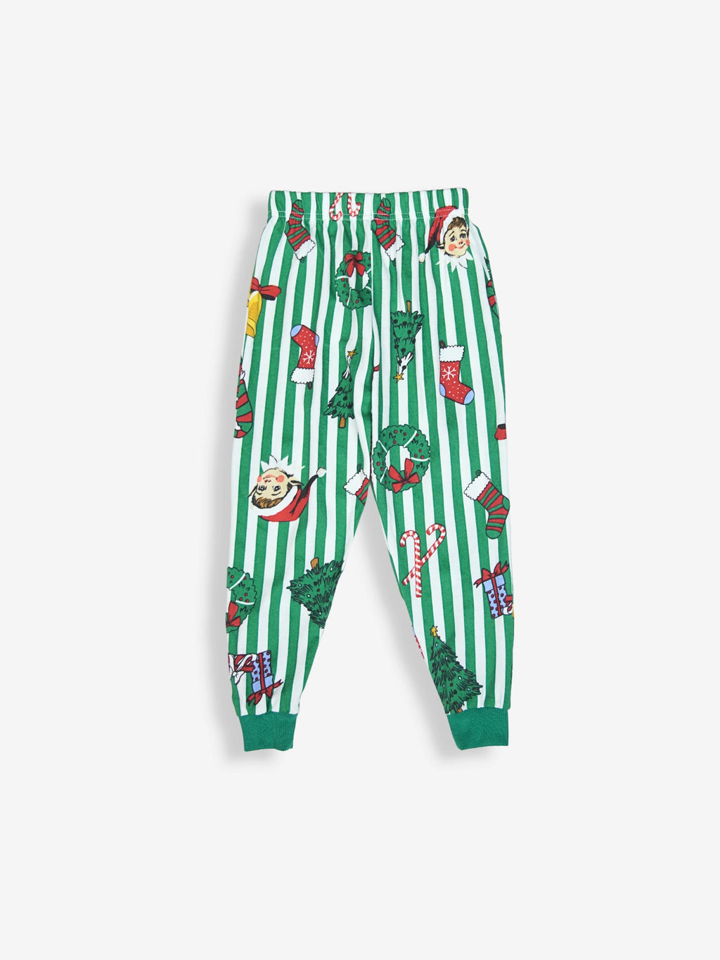 Green Strip Christmas Full Sleeves Set