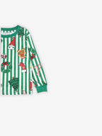 Green Strip Christmas Full Sleeves Set