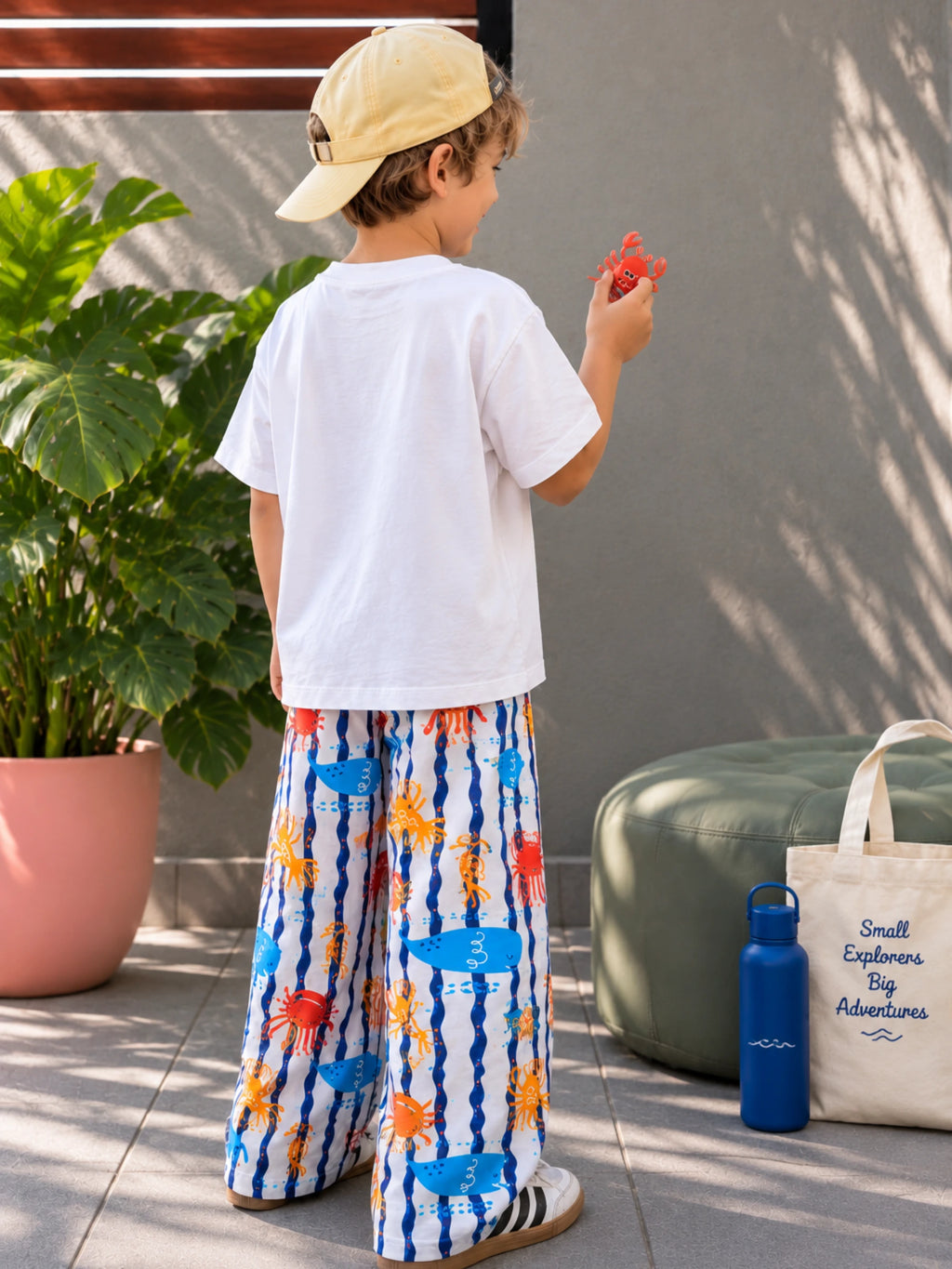 Marine Splash Full Pant Sibling Set