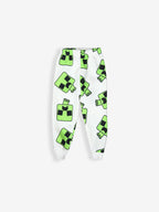 Winter Fleece: Neon Pixel Print Lounge Set