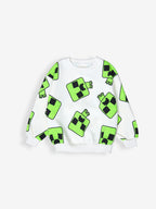 Winter Fleece: Neon Pixel Print Lounge Set