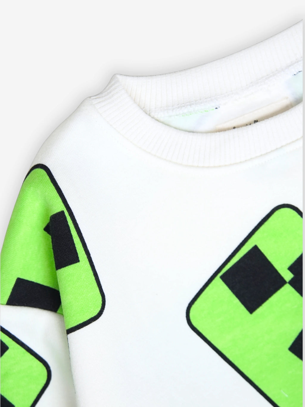 Winter Fleece: Neon Pixel Print Lounge Set