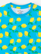 Citrus Lemon Oversized Cord set (Blue)
