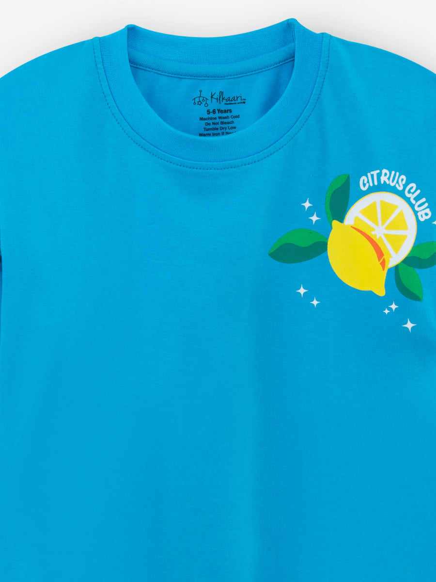 Blue Lemon Zest Bootcut Set