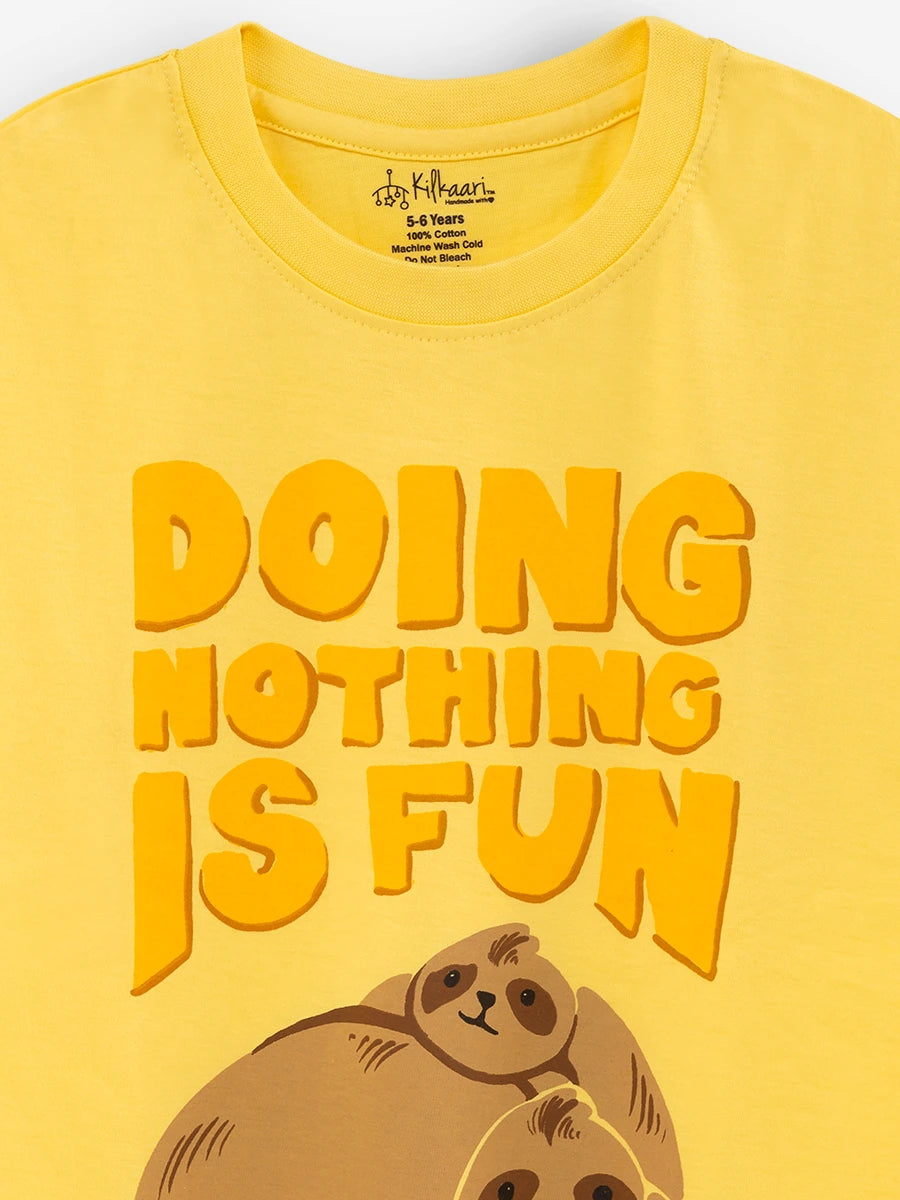 Doing Nothing Is Fun Oversized Cord Set