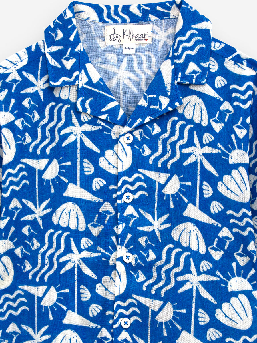 Pure Linen: Palm Paradise Premium Cord Set