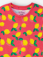 Citrus Lemon Oversized Cord set (Red)