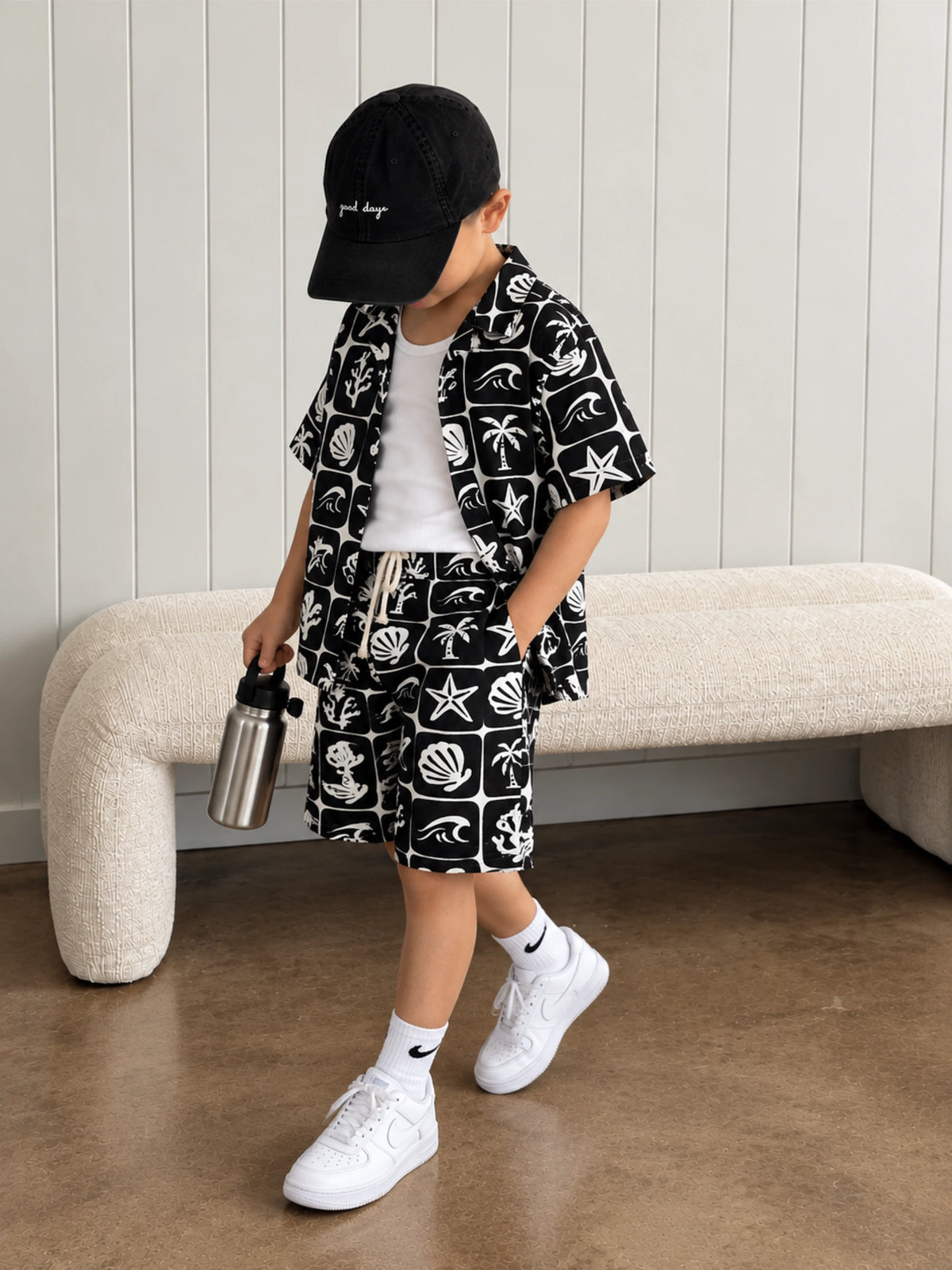 Coast at Midnight Shirt and Short Set
