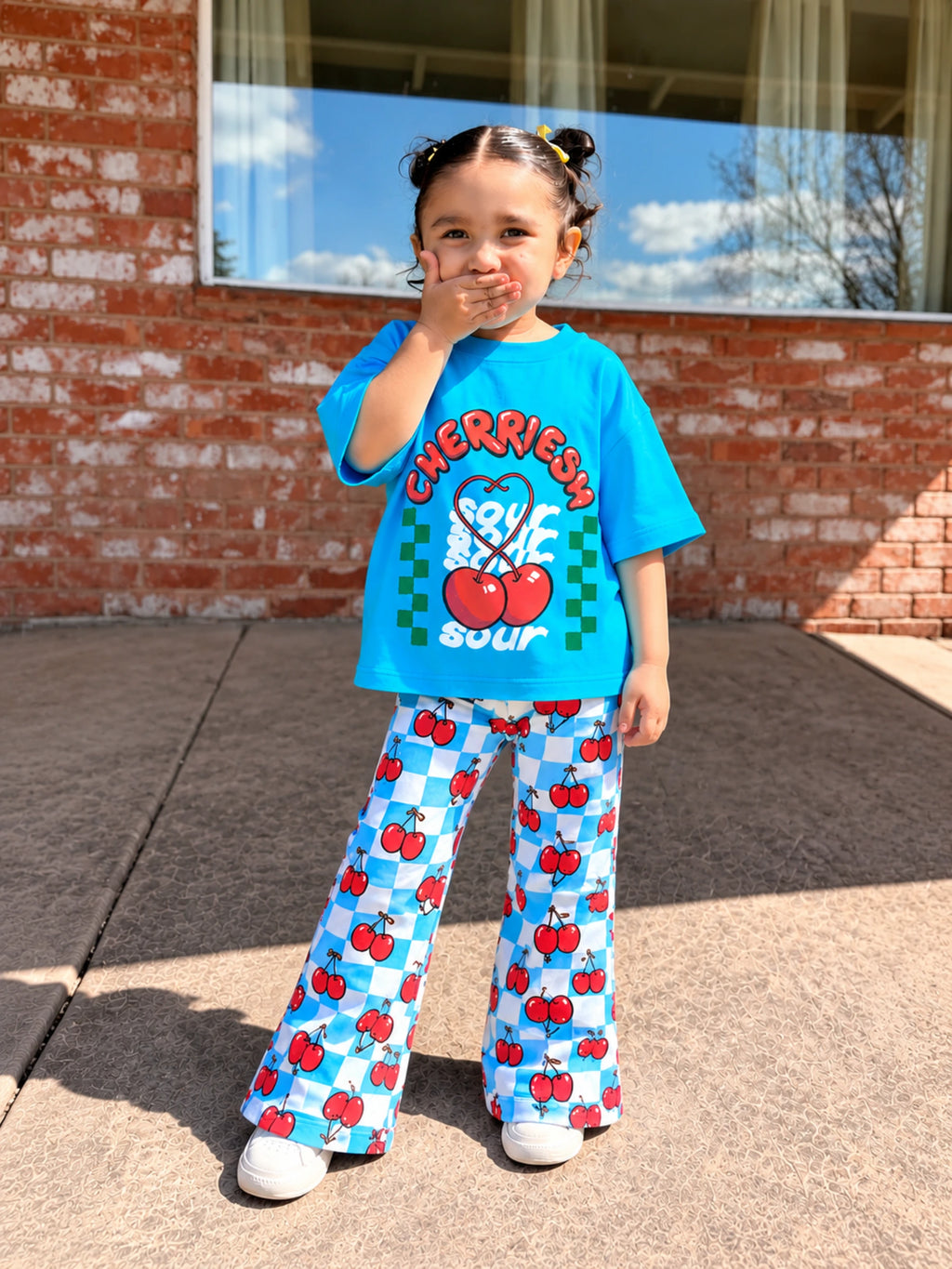 Cherriesm Flare Pant Set