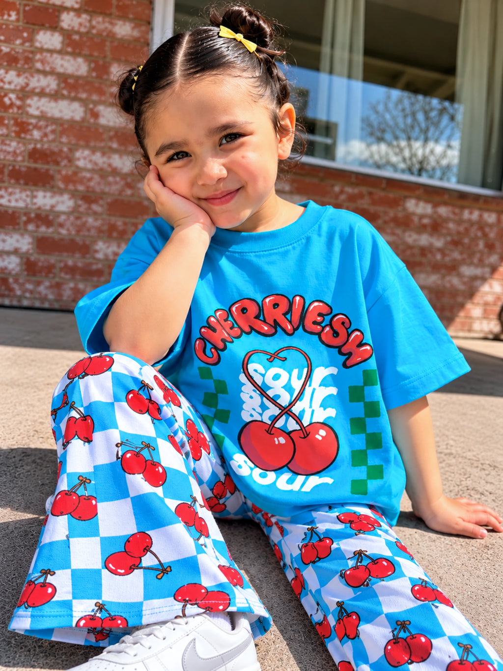 Cherriesm Flare Pant Set