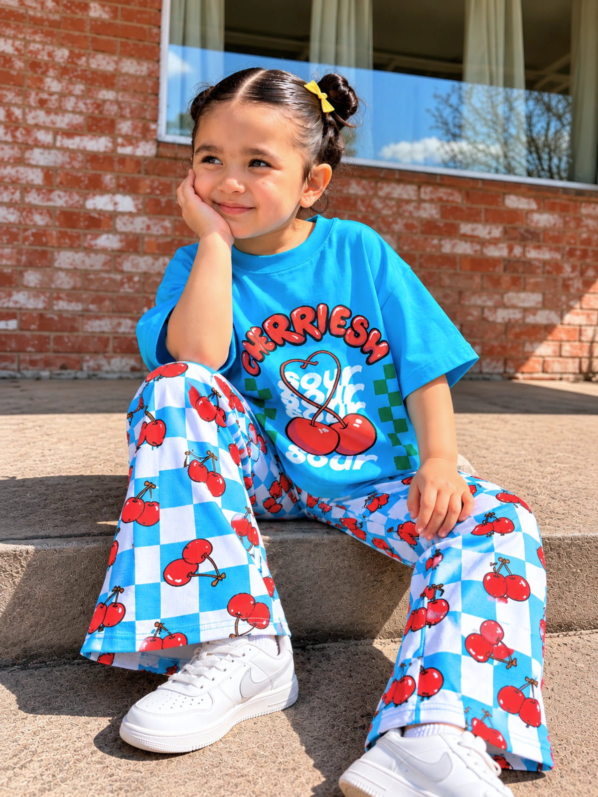 Cherriesm Flare Pant Set