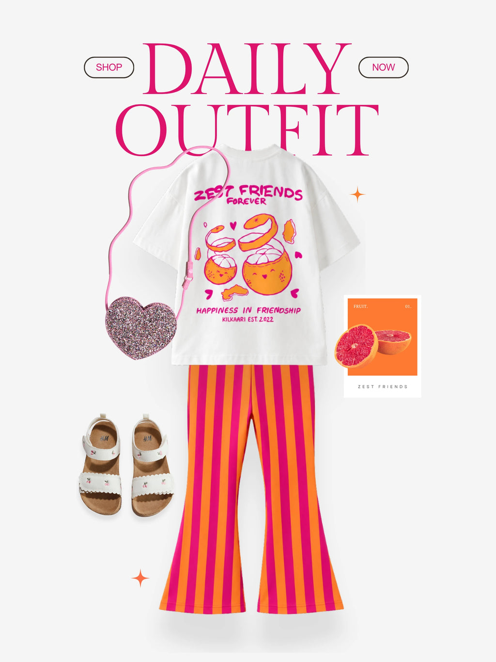 Zest Friends Forever Flare Pant Set