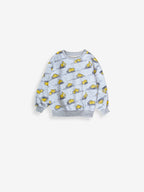Winter Fleece: Yellow Digger Cozy Sweatshirt Set