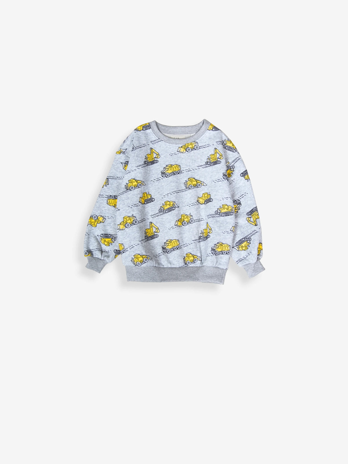 Winter Fleece: Yellow Digger Cozy Sweatshirt Set