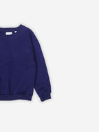 Premium Winter Fleece: Navy Blue Sweatshirt Set