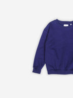 Premium Winter Fleece: Navy Blue Sweatshirt Set