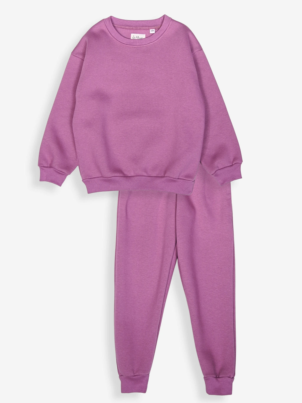 Premium Heavy Fleece: Pink Sweatshirt Set