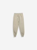 Premium Winter Fleece: Light Beige Sweatshirt Set