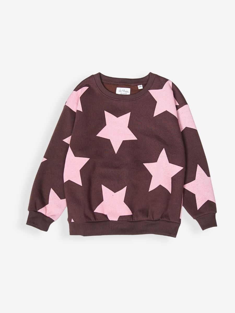 Pink Star Hug Sweatshirt