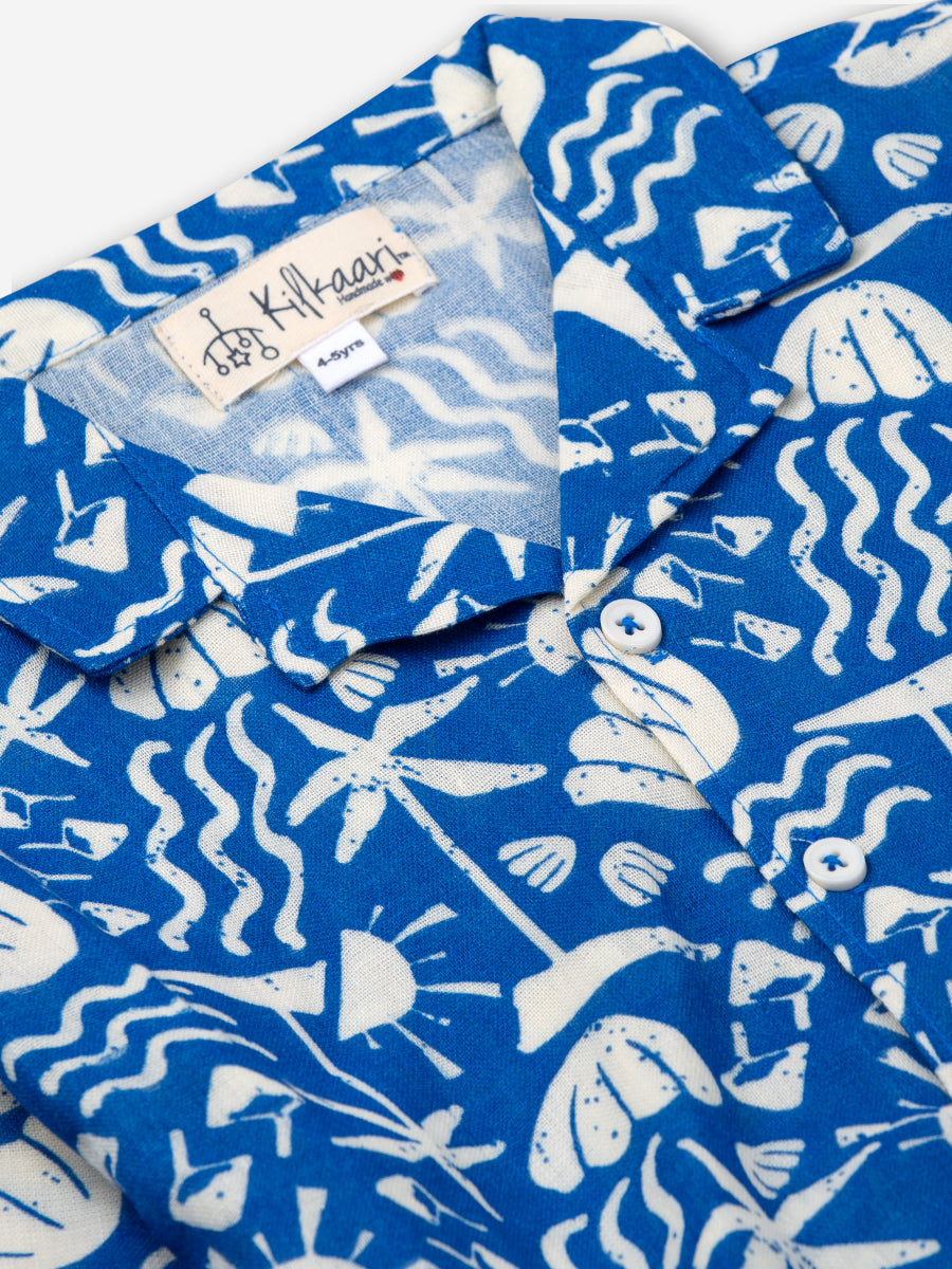 Pure Linen: Palm Paradise Premium Cord Set